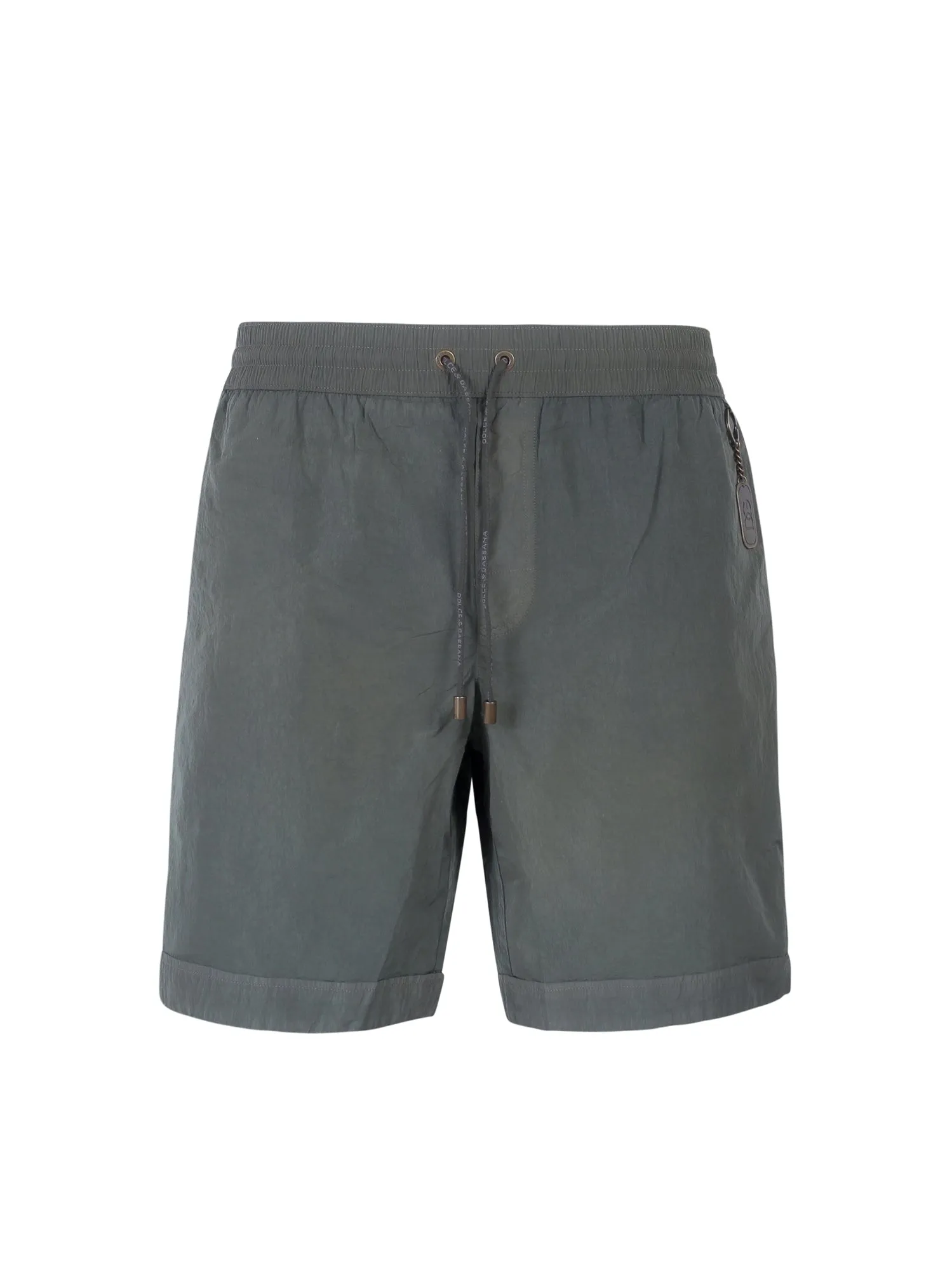Dolce & Gabbana Logo Plaque Swim Trunks