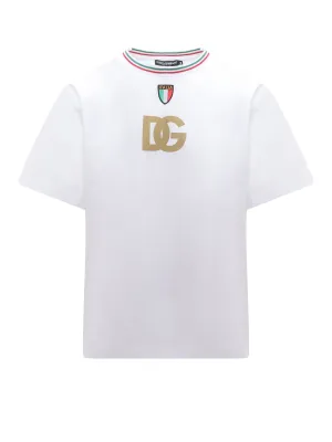 Dolce & Gabbana Logo Print Crewneck T-Shirt