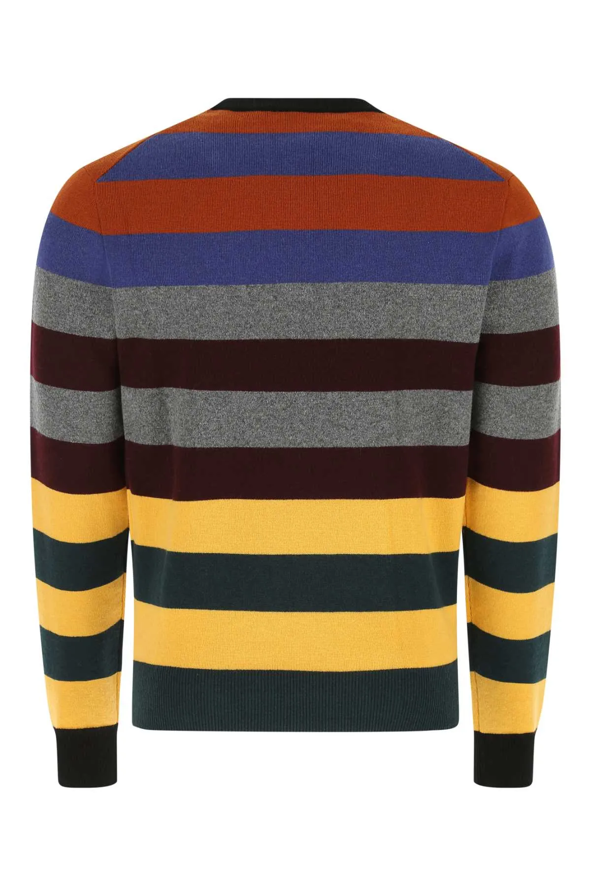 Dolce & Gabbana Logo Striped Knit Sweater