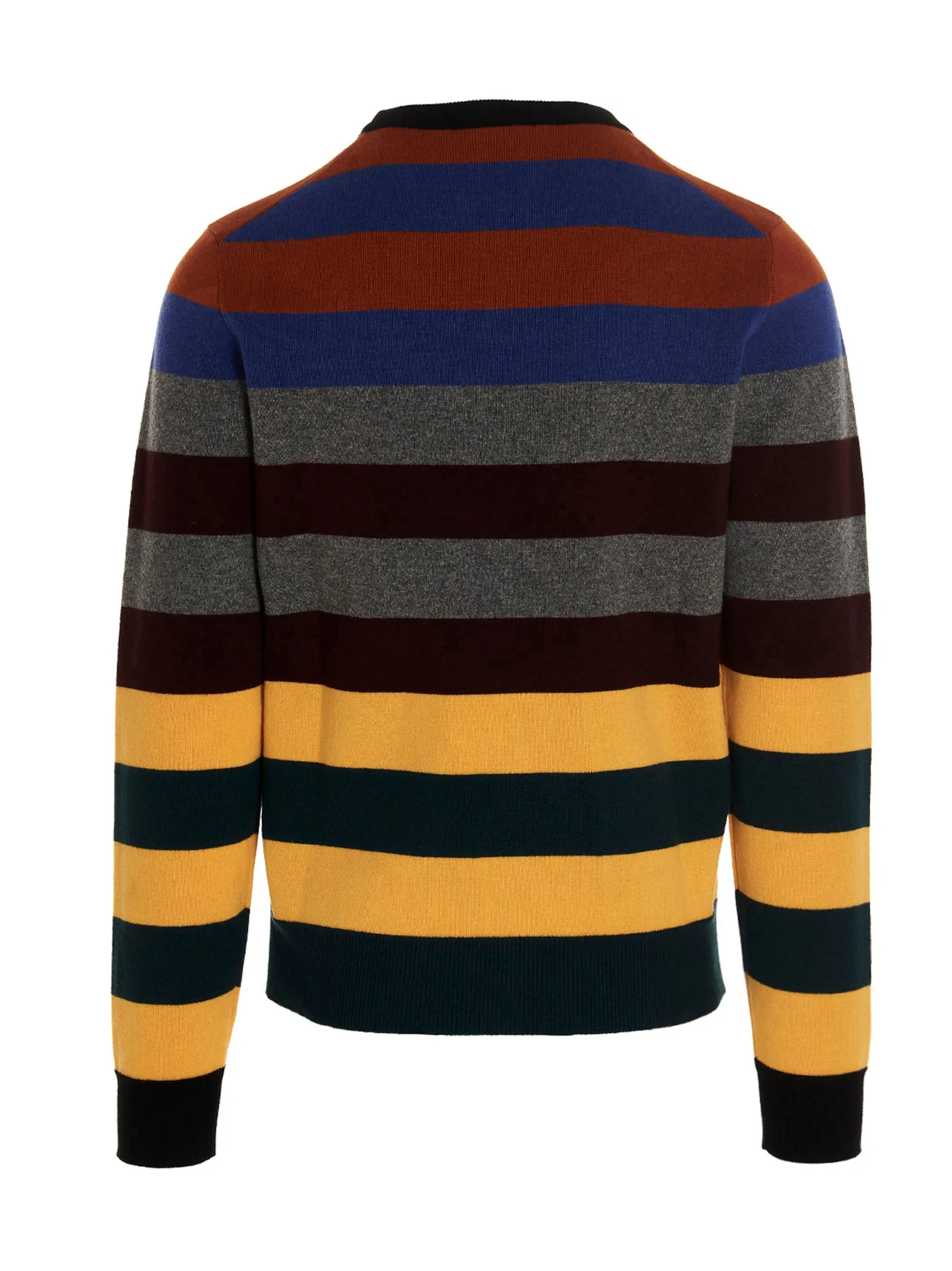 Dolce & Gabbana Logo Striped Knit Sweater