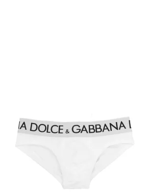 Dolce & Gabbana Low-Waisted Logo Waistband Briefs