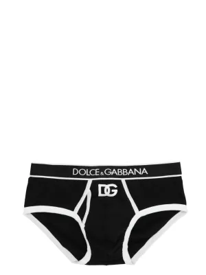 Dolce & Gabbana Low-Waisted Logo Waistband Briefs