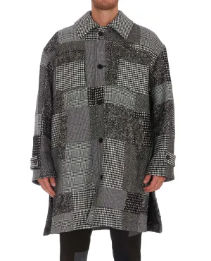 Dolce & Gabbana Patchwork Buttoned Coat