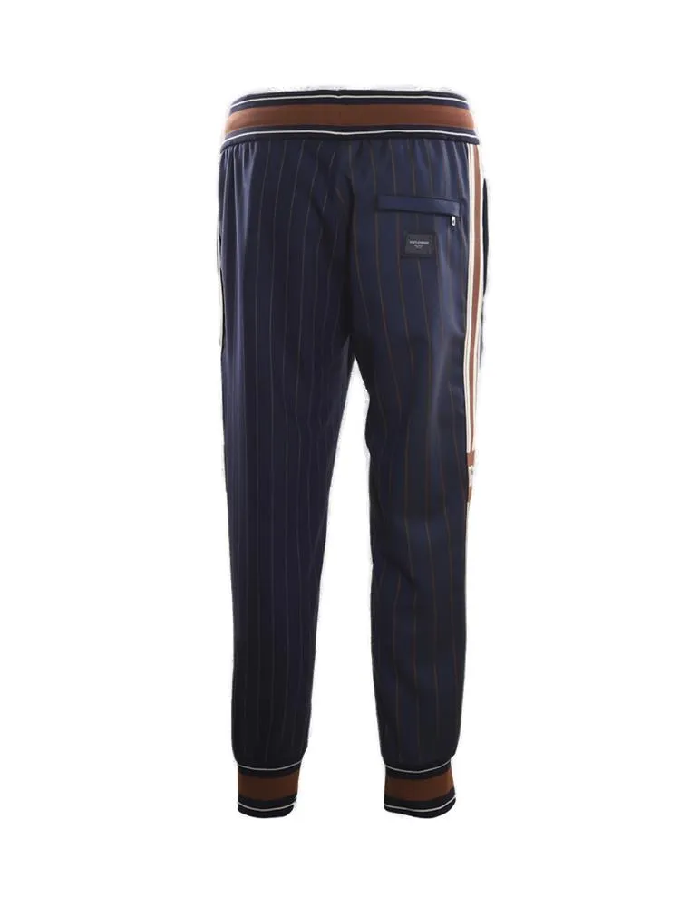 Dolce & Gabbana Pinstripe Jogging Pants