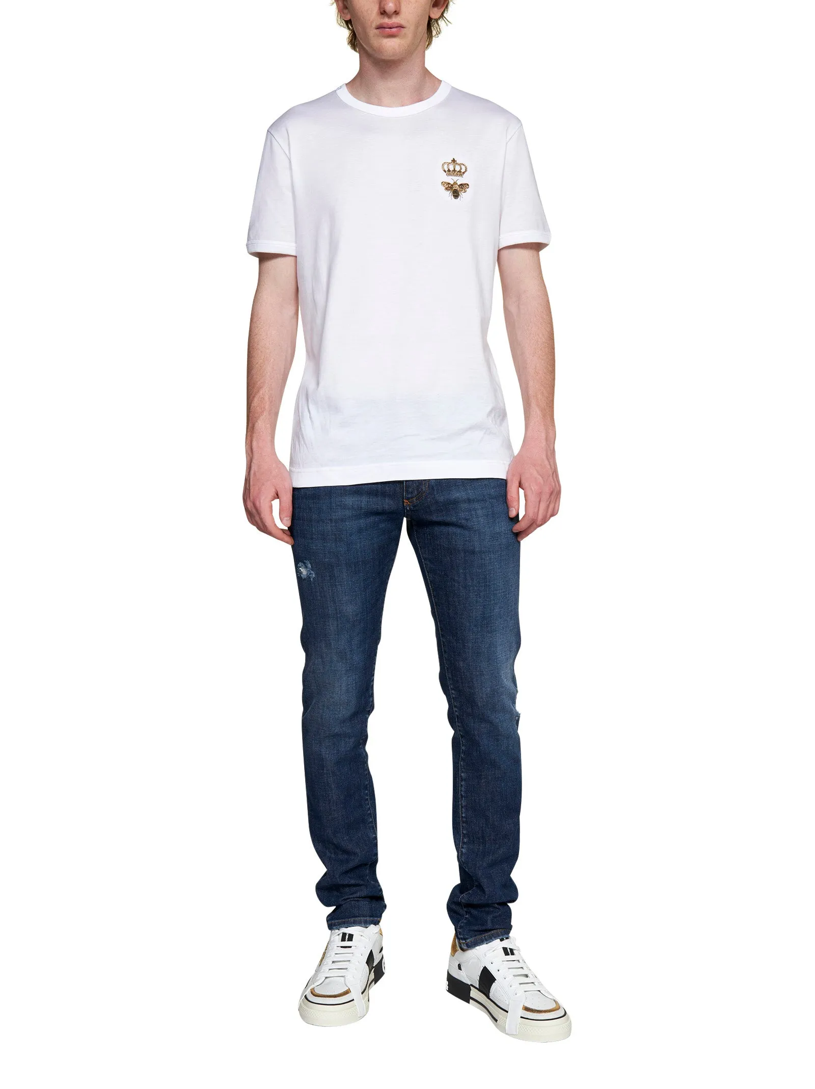 Dolce & Gabbana Stone-Washed Effect Denim Jeans