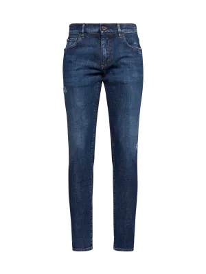 Dolce & Gabbana Stone-Washed Effect Denim Jeans