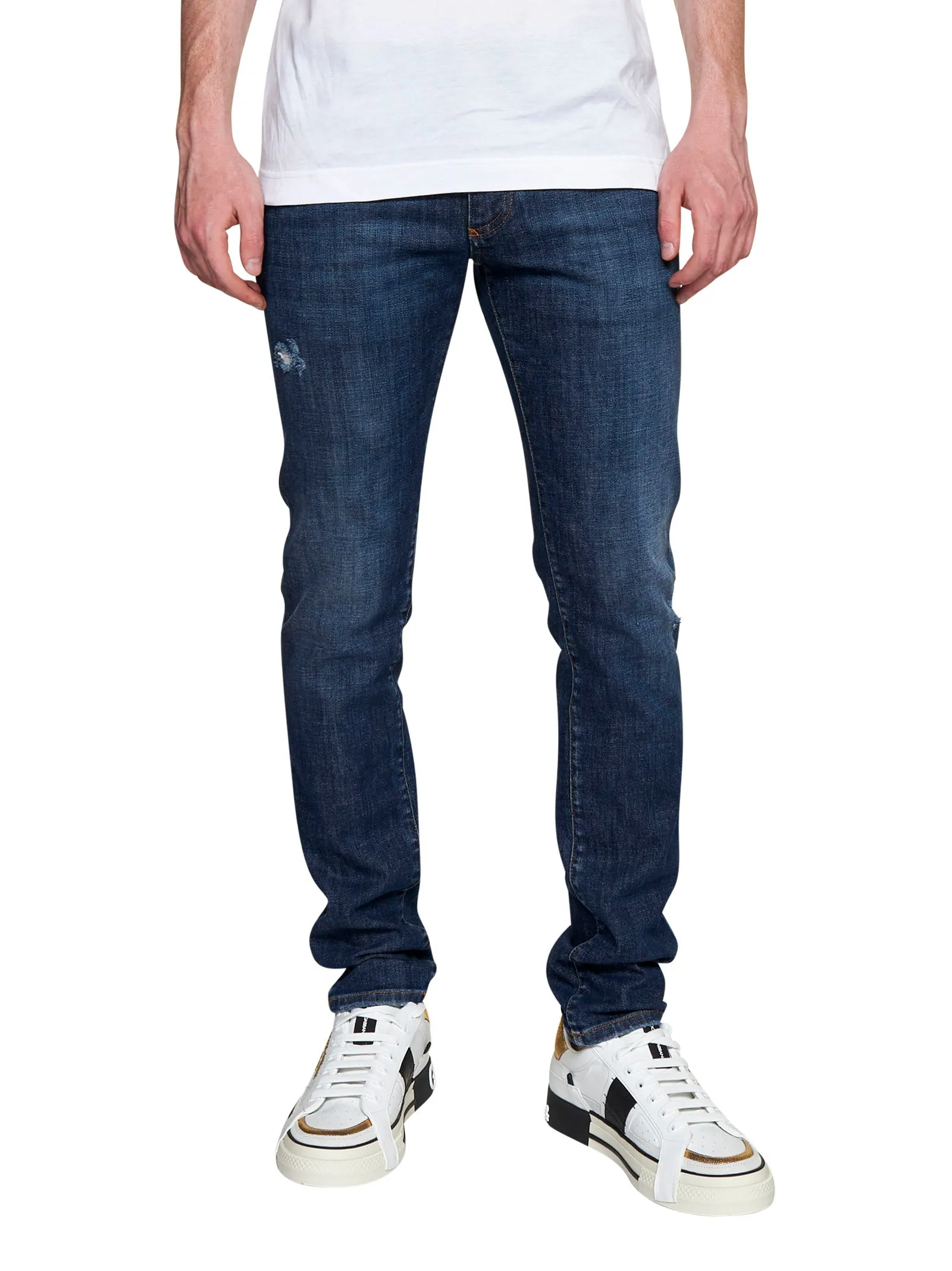 Dolce & Gabbana Stone-Washed Effect Denim Jeans