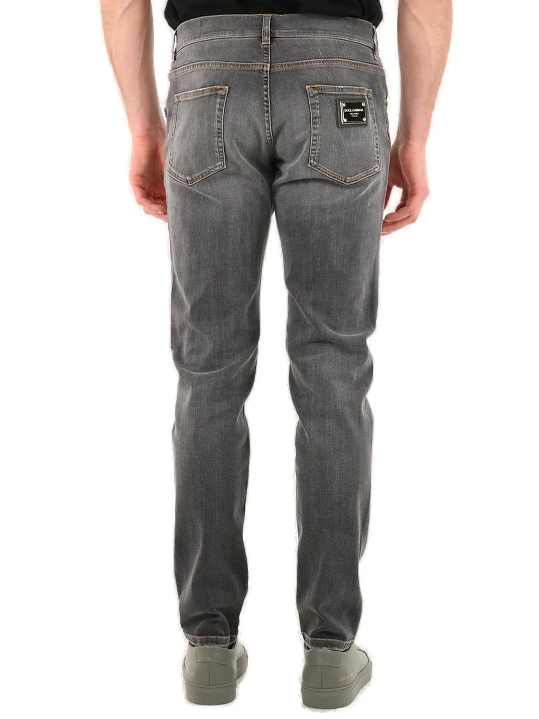 Dolce & Gabbana Wash Slim-Fit Stretch Jeans