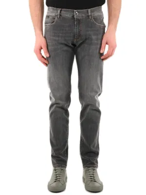 Dolce & Gabbana Wash Slim-Fit Stretch Jeans