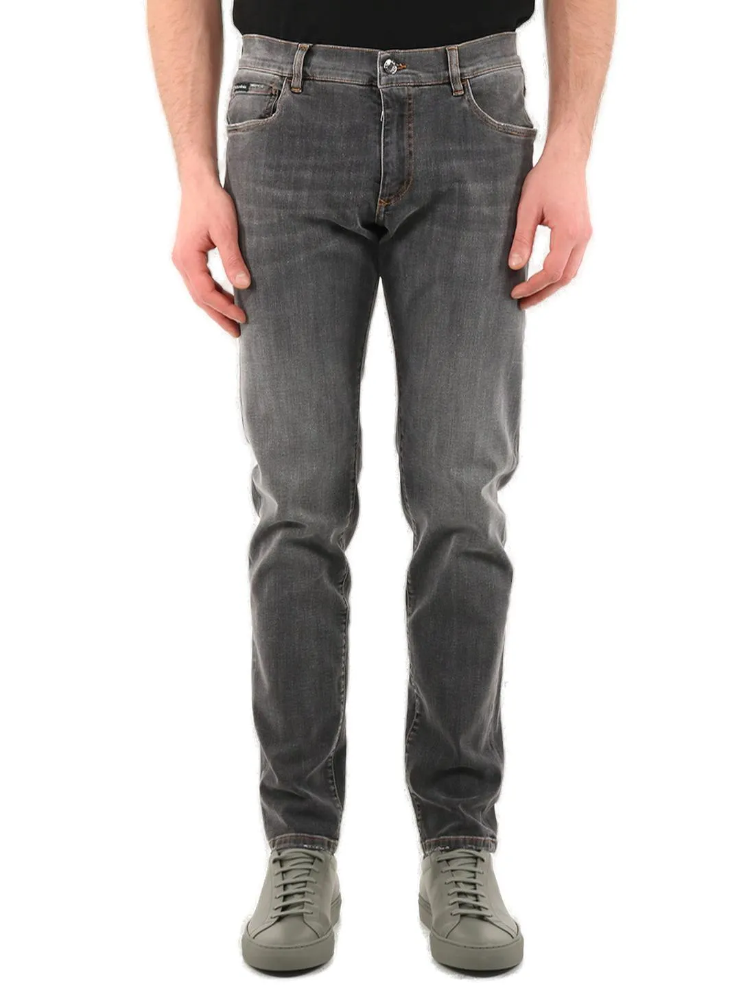 Dolce & Gabbana Wash Slim-Fit Stretch Jeans