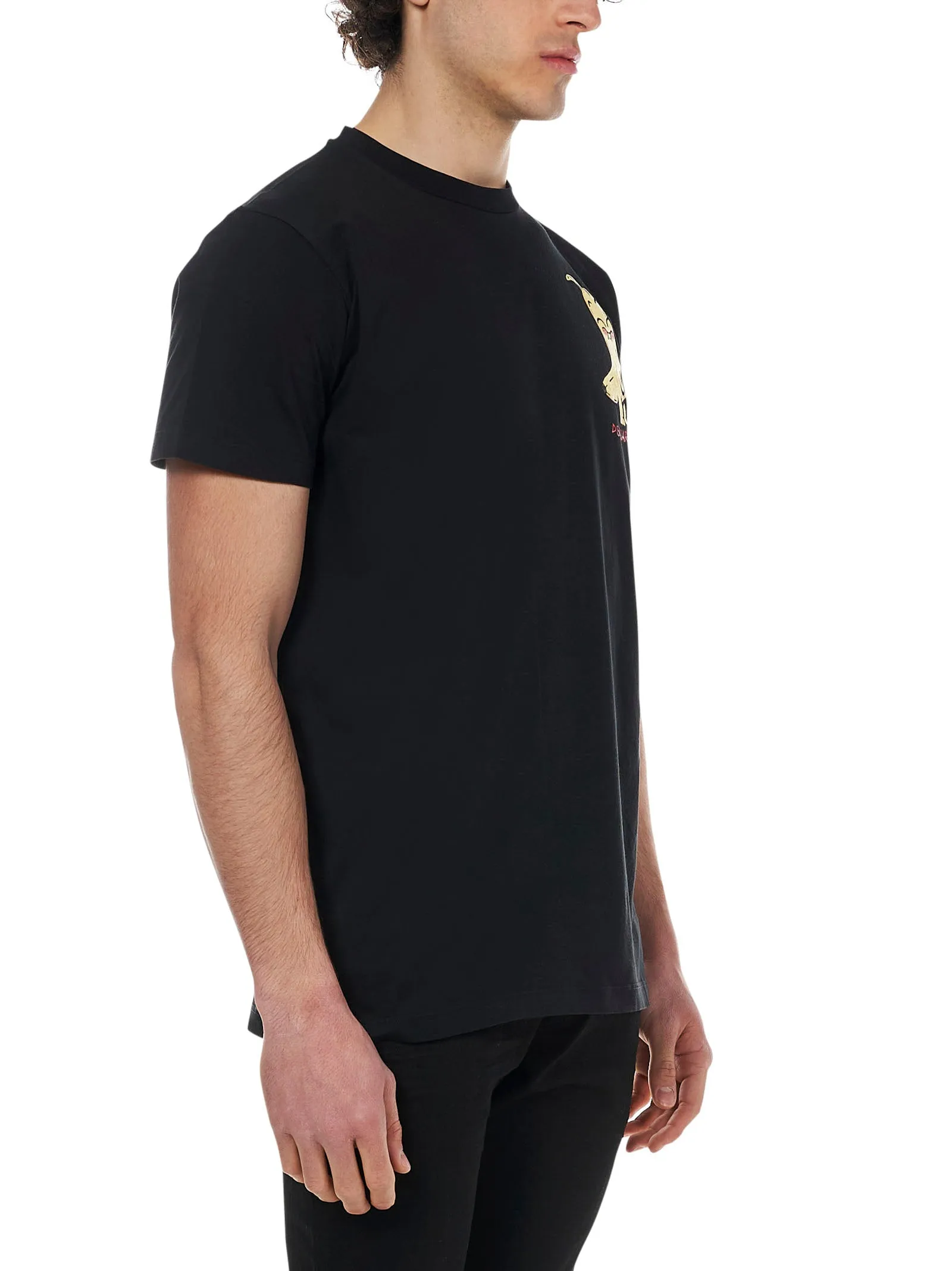 Dsquared2 Banana Print Crewneck T-Shirt