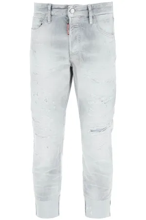 Dsquared2 Distressed Cropped Jeans
