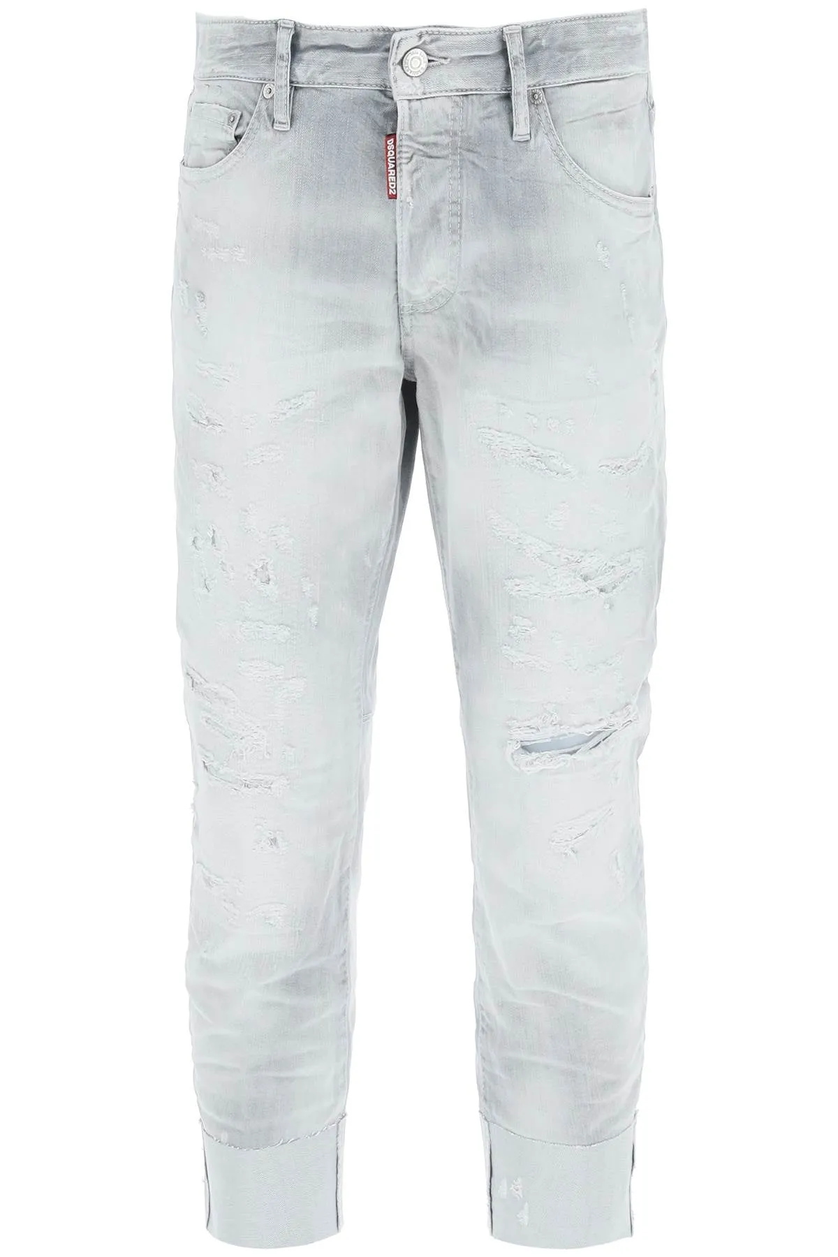 Dsquared2 Distressed Cropped Jeans