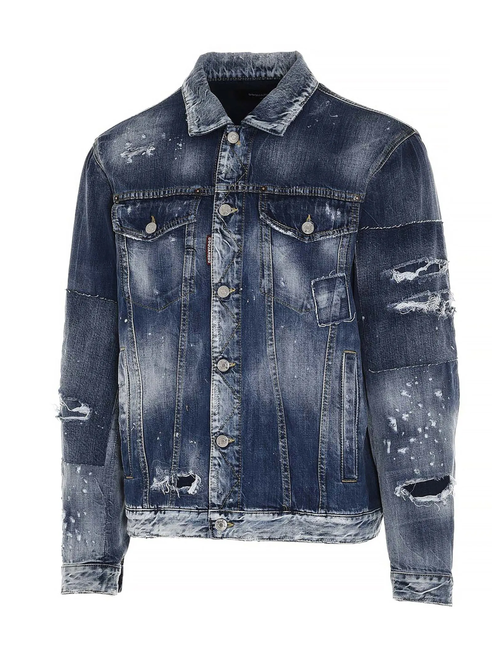 Dsquared2 Distressed Denim Jacket