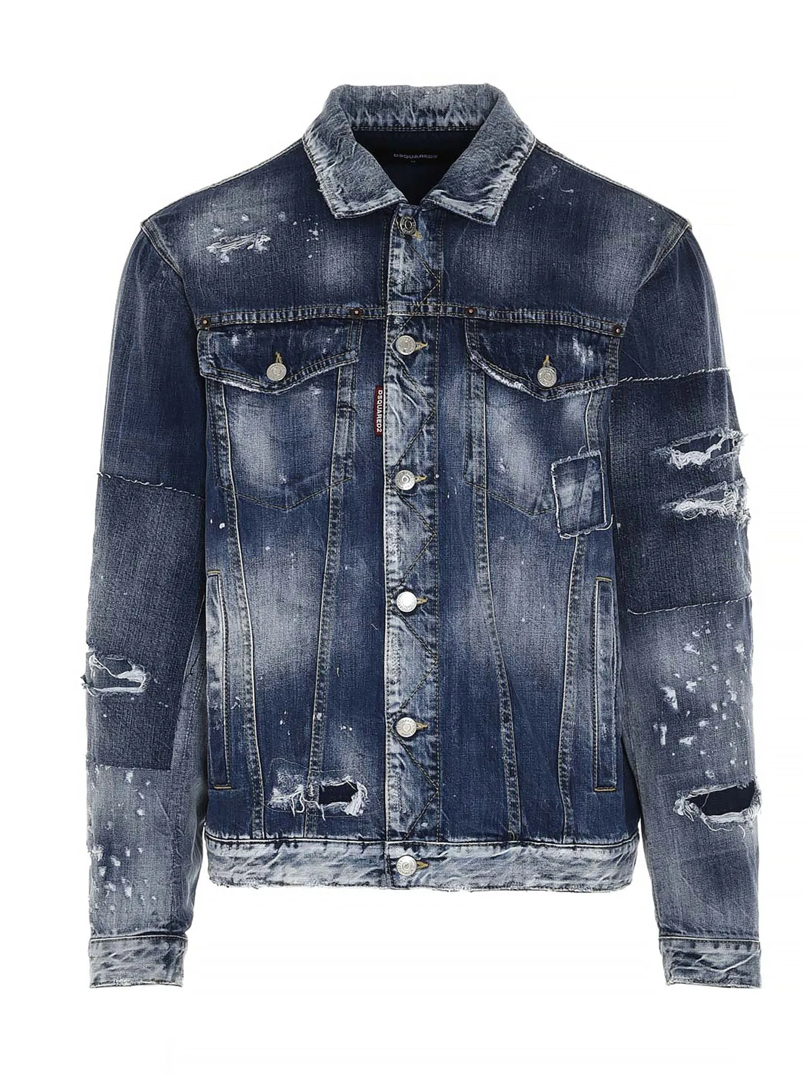 Dsquared2 Distressed Denim Jacket