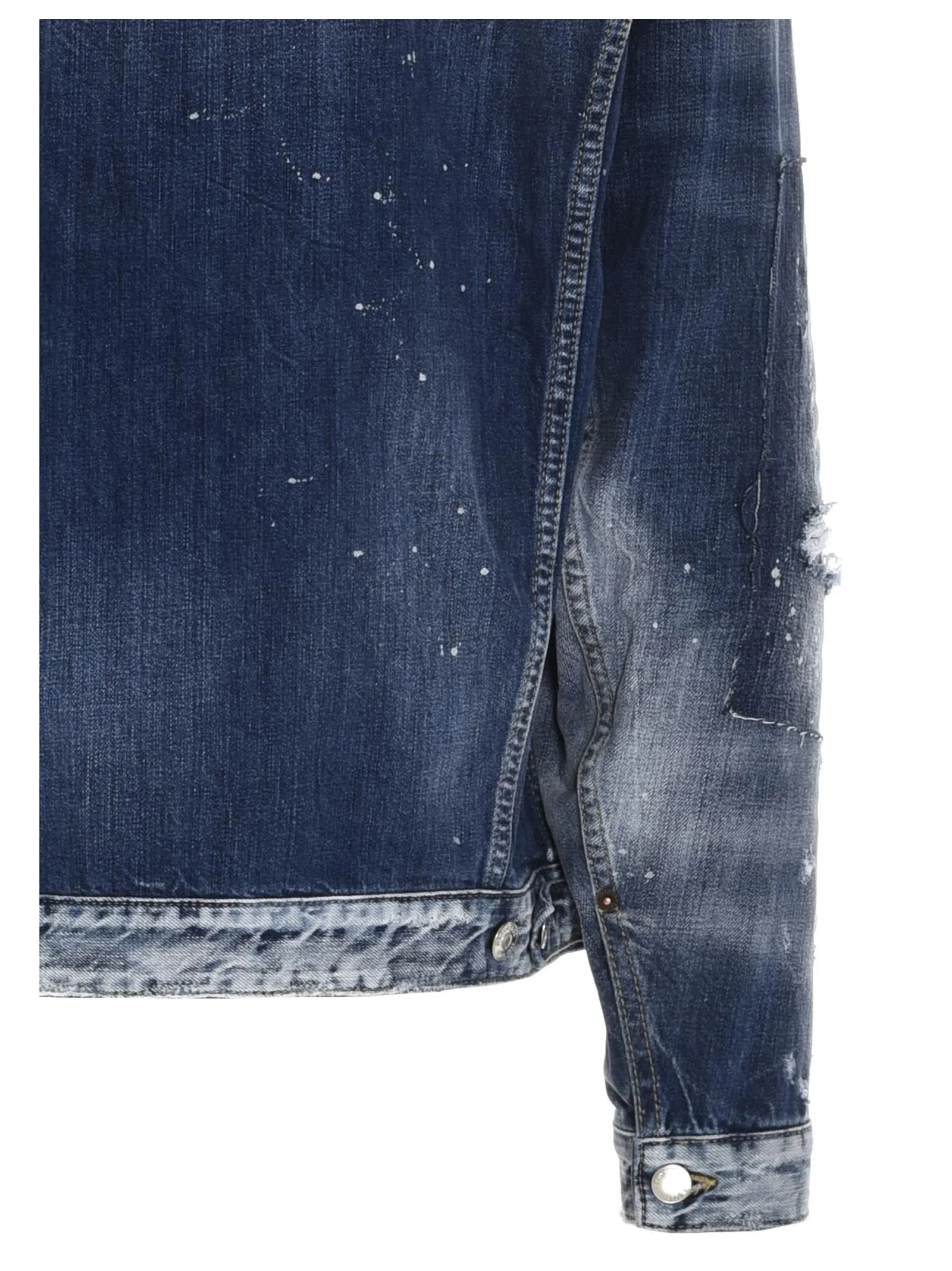 Dsquared2 Distressed Denim Jacket