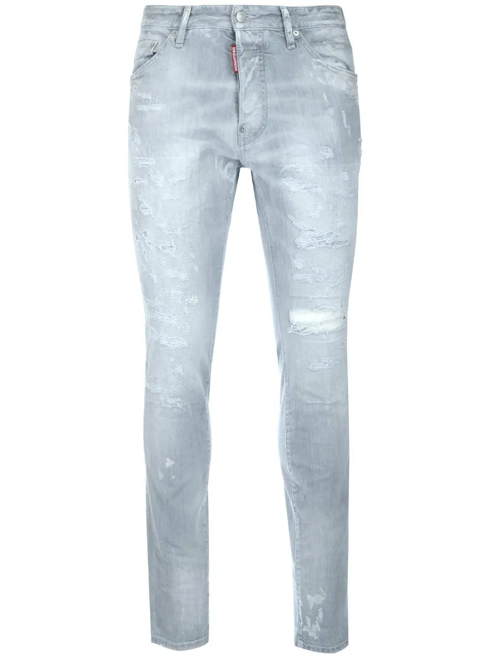 Dsquared2 Distressed Effect Slim-Fit Jeans
