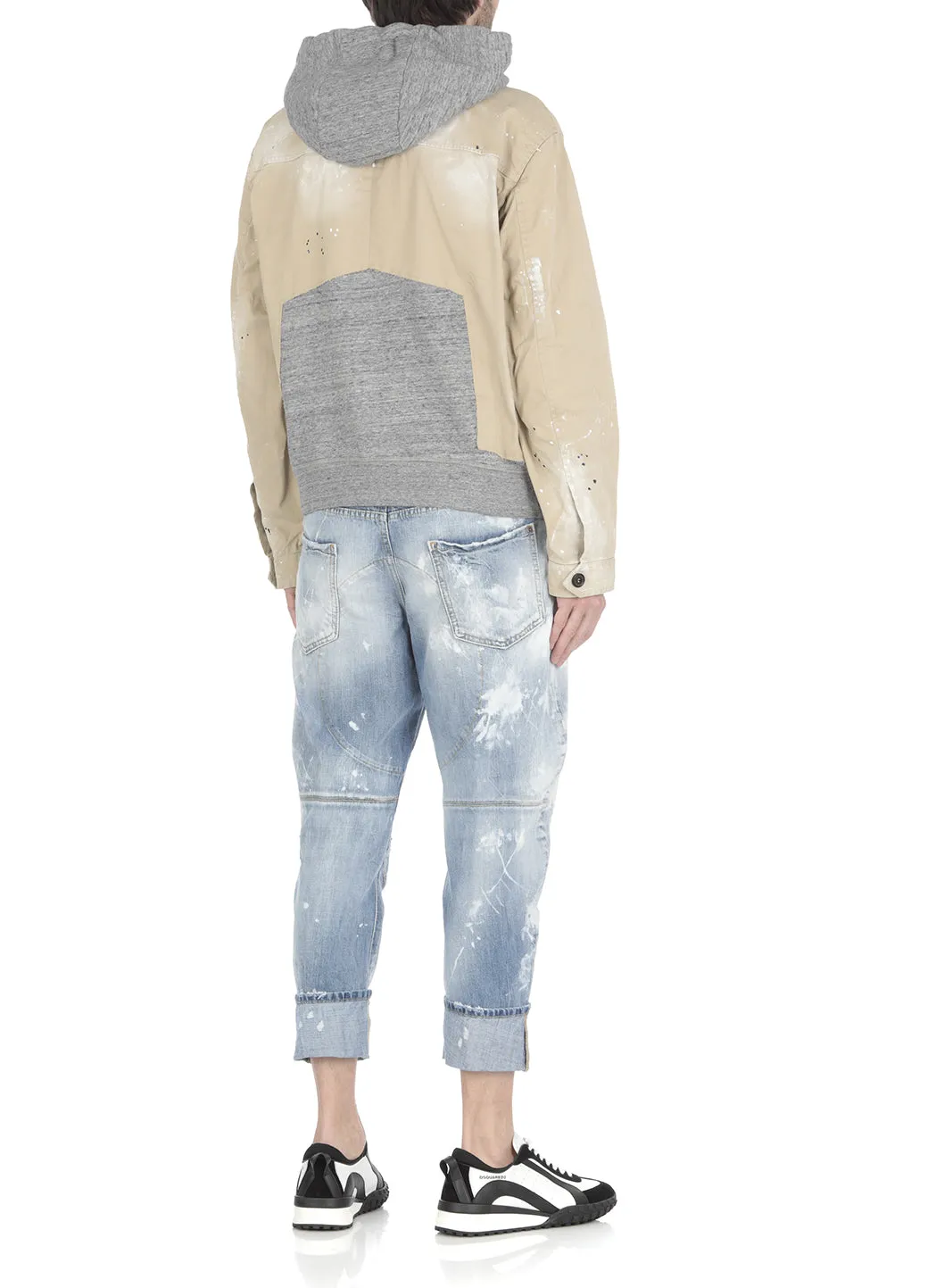 Dsquared2 Distressed Paint-Splatter Jeans