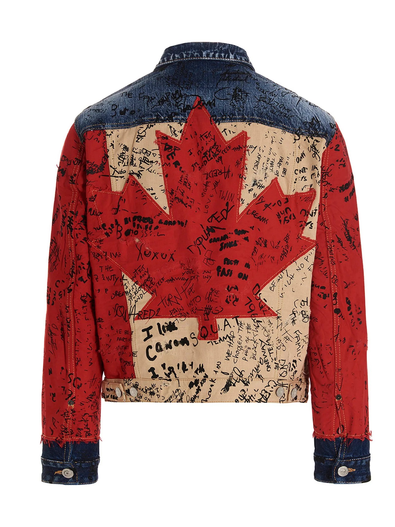 Dsquared2 Doodle Flag Dan Jacket