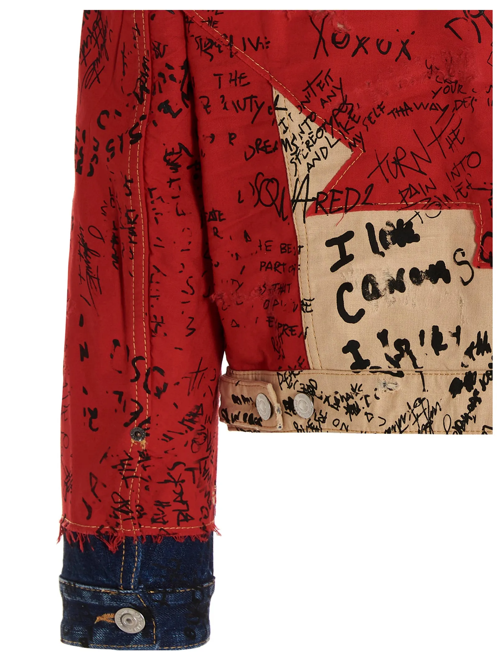 Dsquared2 Doodle Flag Dan Jacket