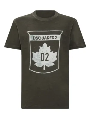 Dsquared2 Leaf Logo Printed T-Shirt
