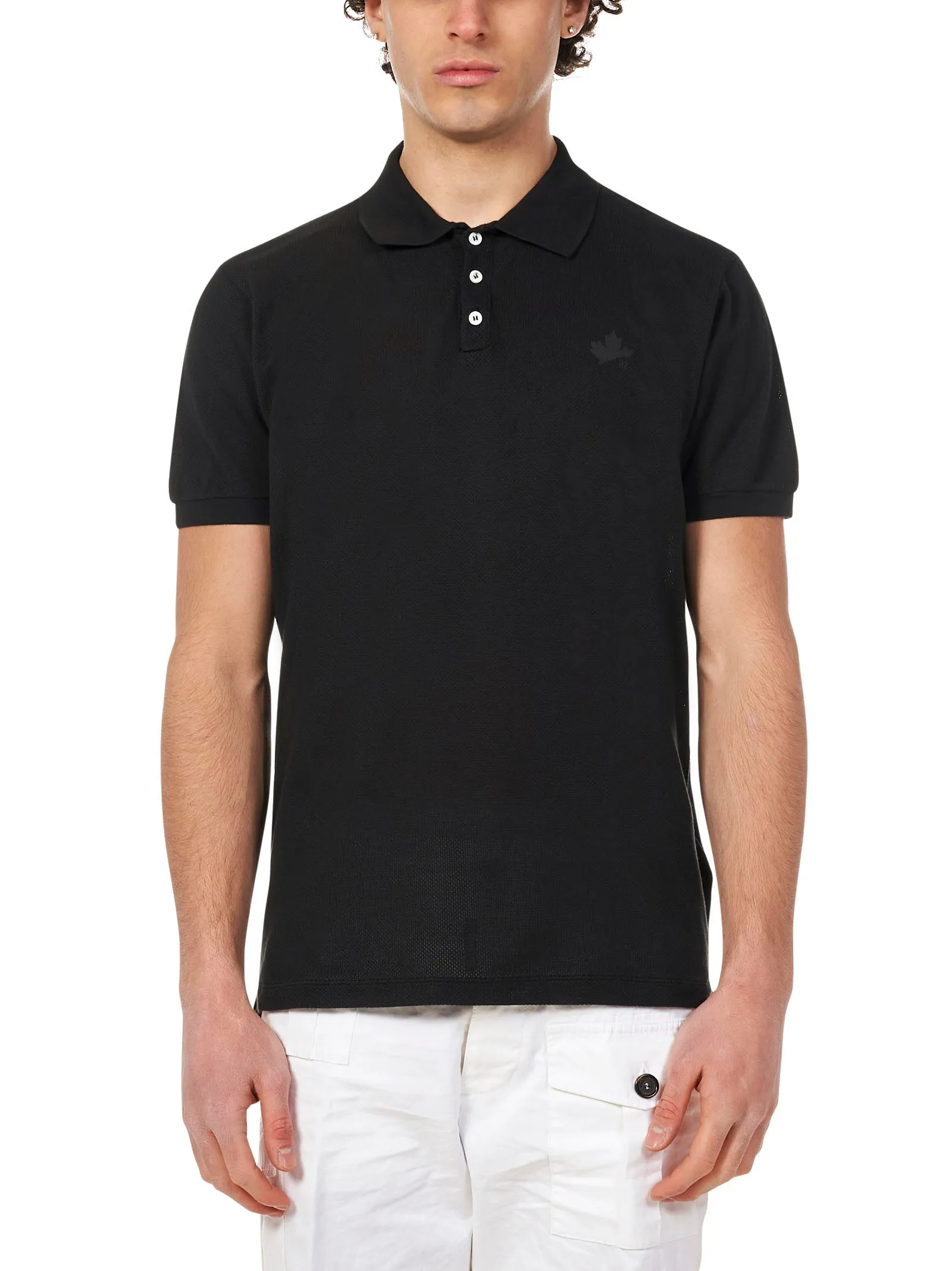 Dsquared2 Logo Embroidered Polo Shirt
