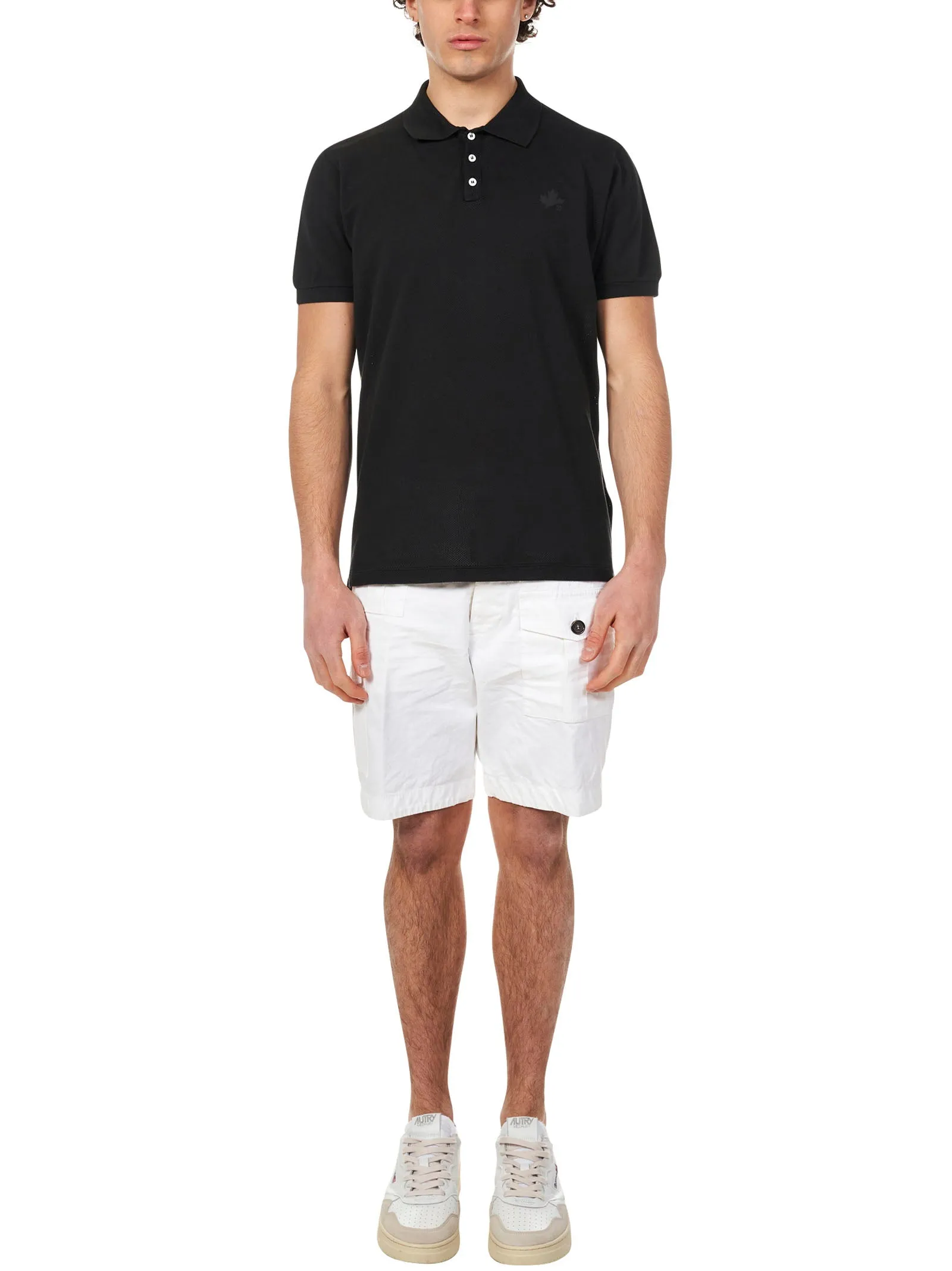 Dsquared2 Logo Embroidered Polo Shirt
