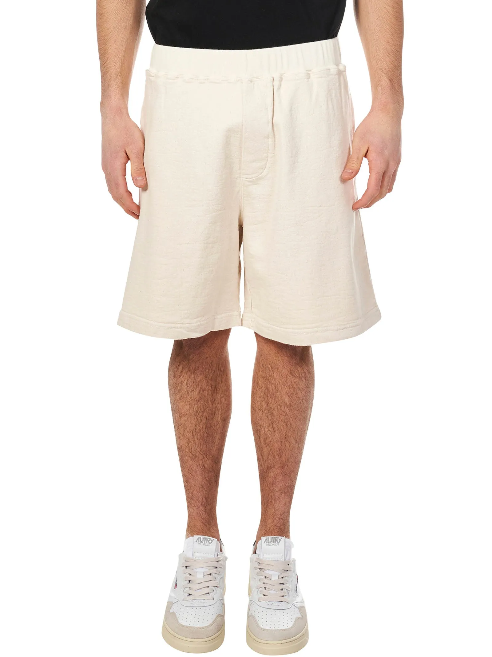 Dsquared2 Logo Embroidered Wide Leg Track Shorts