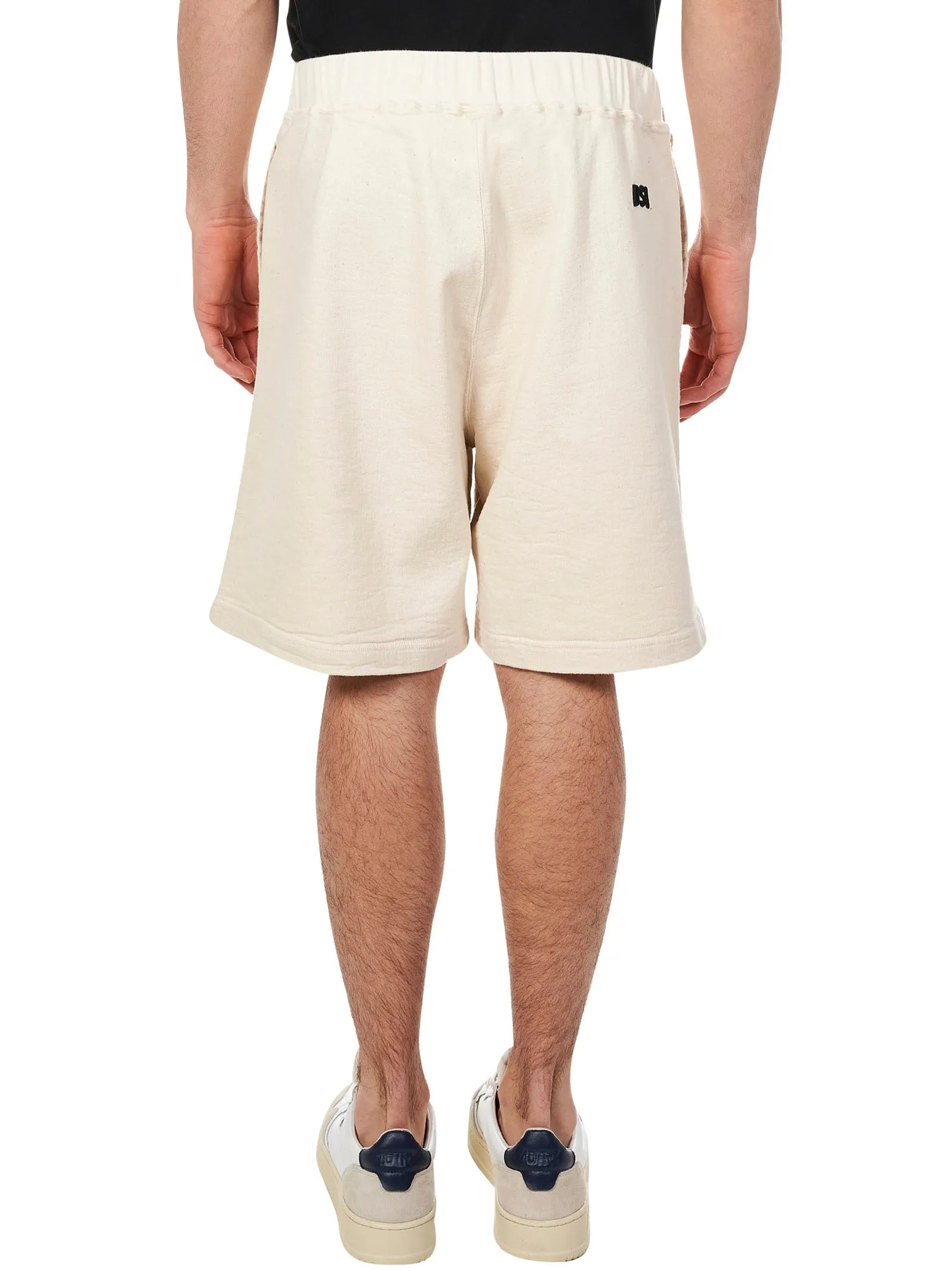 Dsquared2 Logo Embroidered Wide Leg Track Shorts