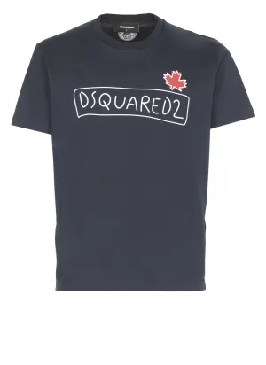 Dsquared2 Logo Print Crewneck T-Shirt