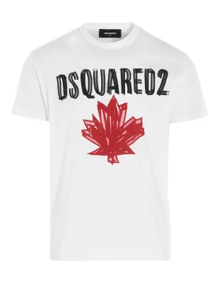 Dsquared2 Logo Print Crewneck T-Shirt