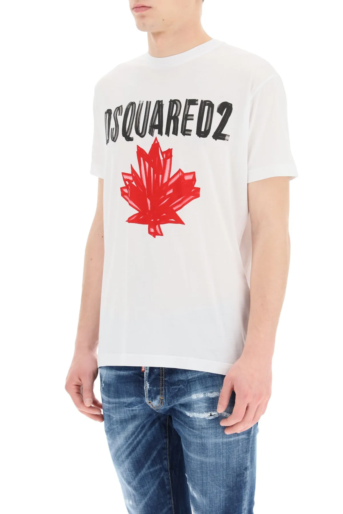 Dsquared2 Logo Print Crewneck T-Shirt