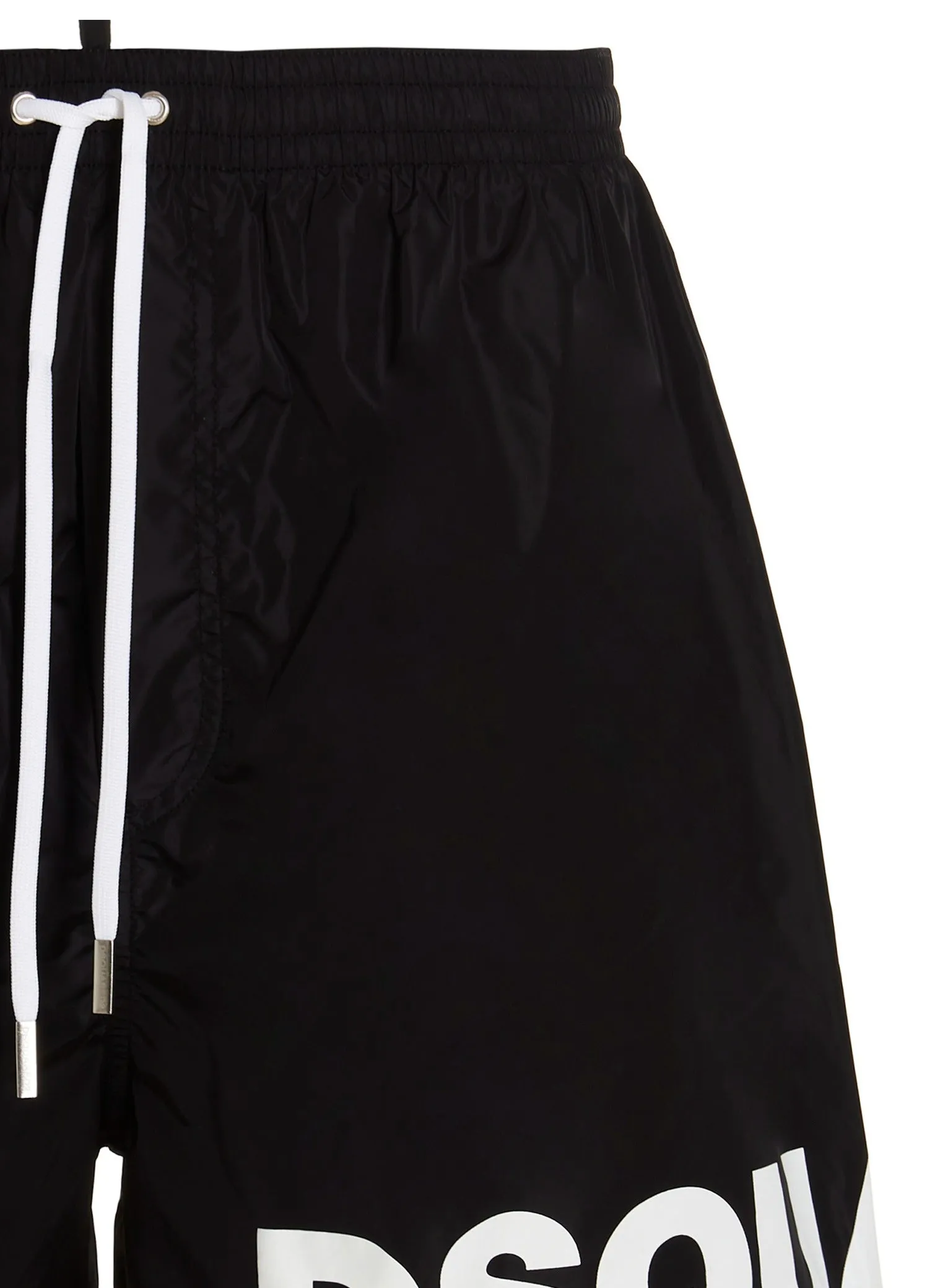Dsquared2 Logo Print Drawstring Swim Shorts