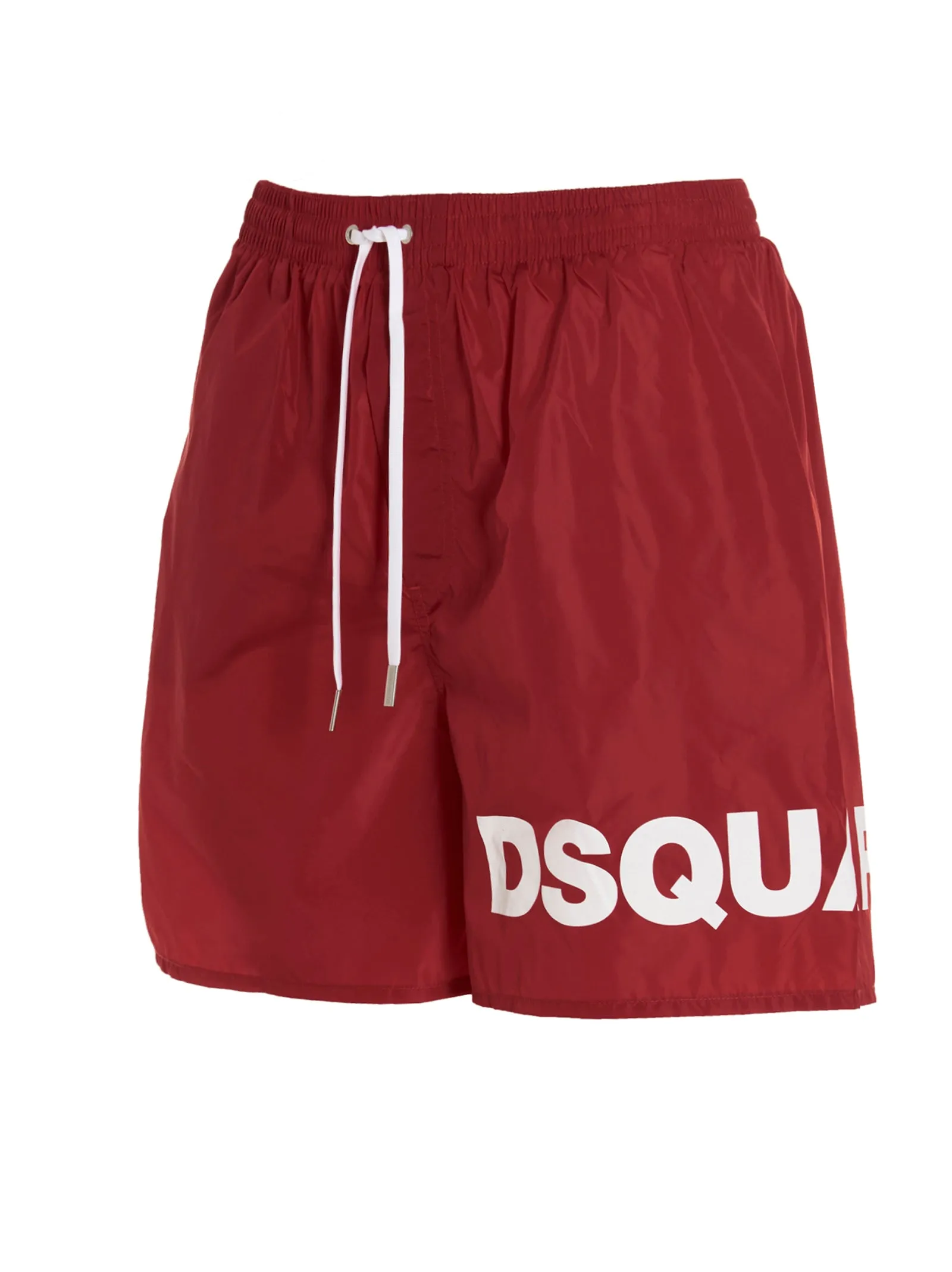 Dsquared2 Logo Print Drawstring Swim Shorts