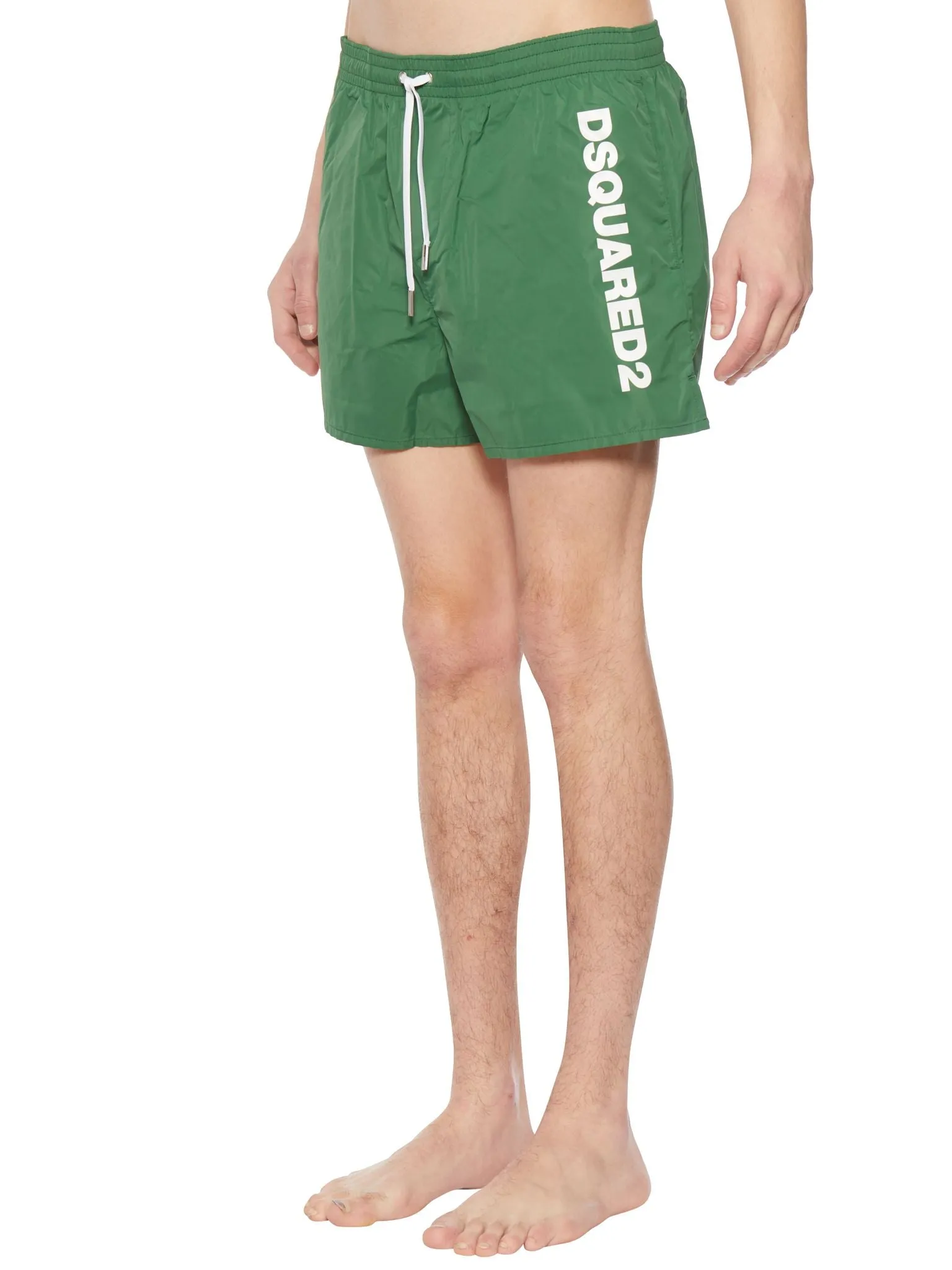 Dsquared2 Logo Print Drawstring Swim Shorts