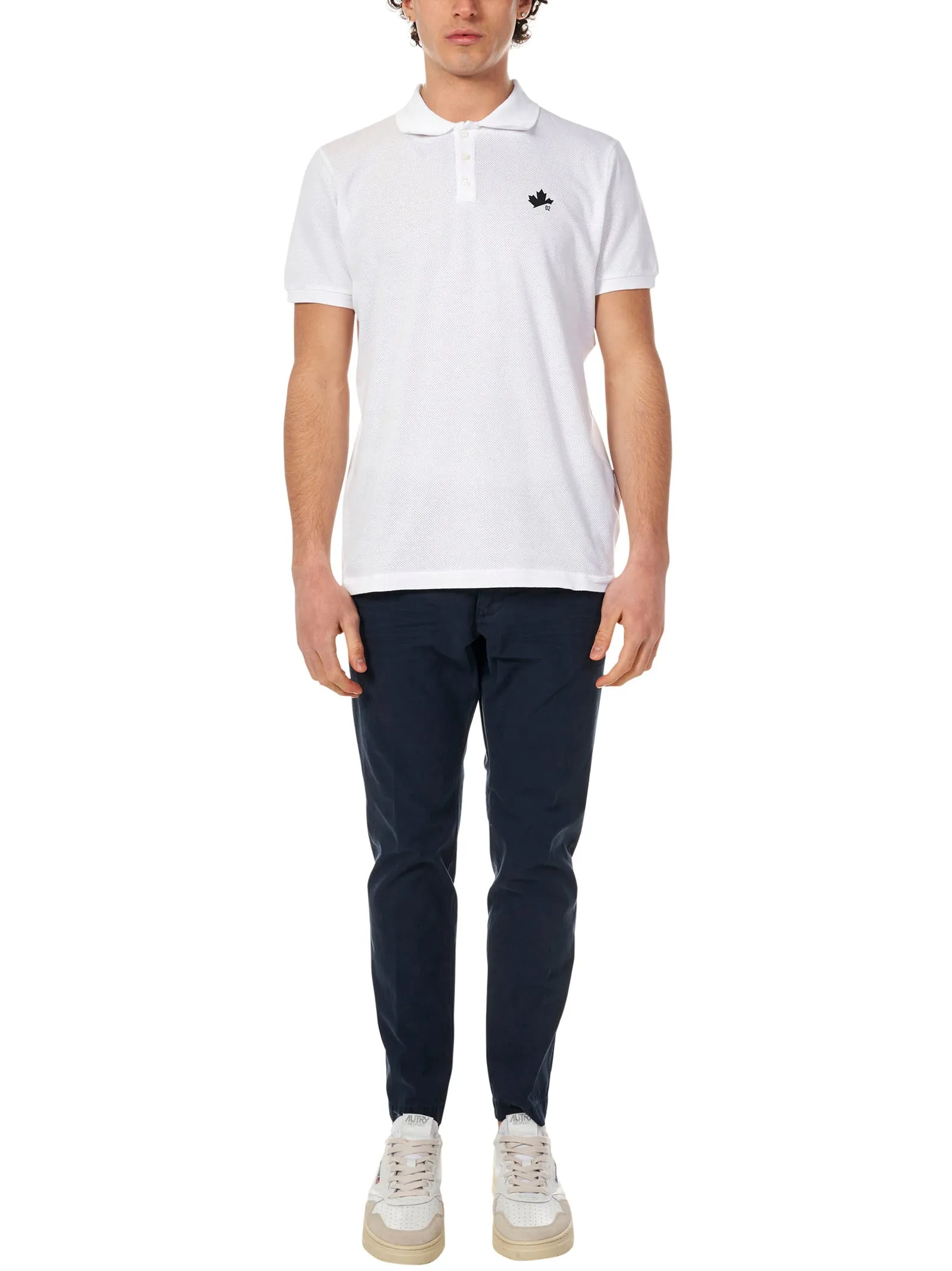 Dsquared2 Logo Print Polo Shirt