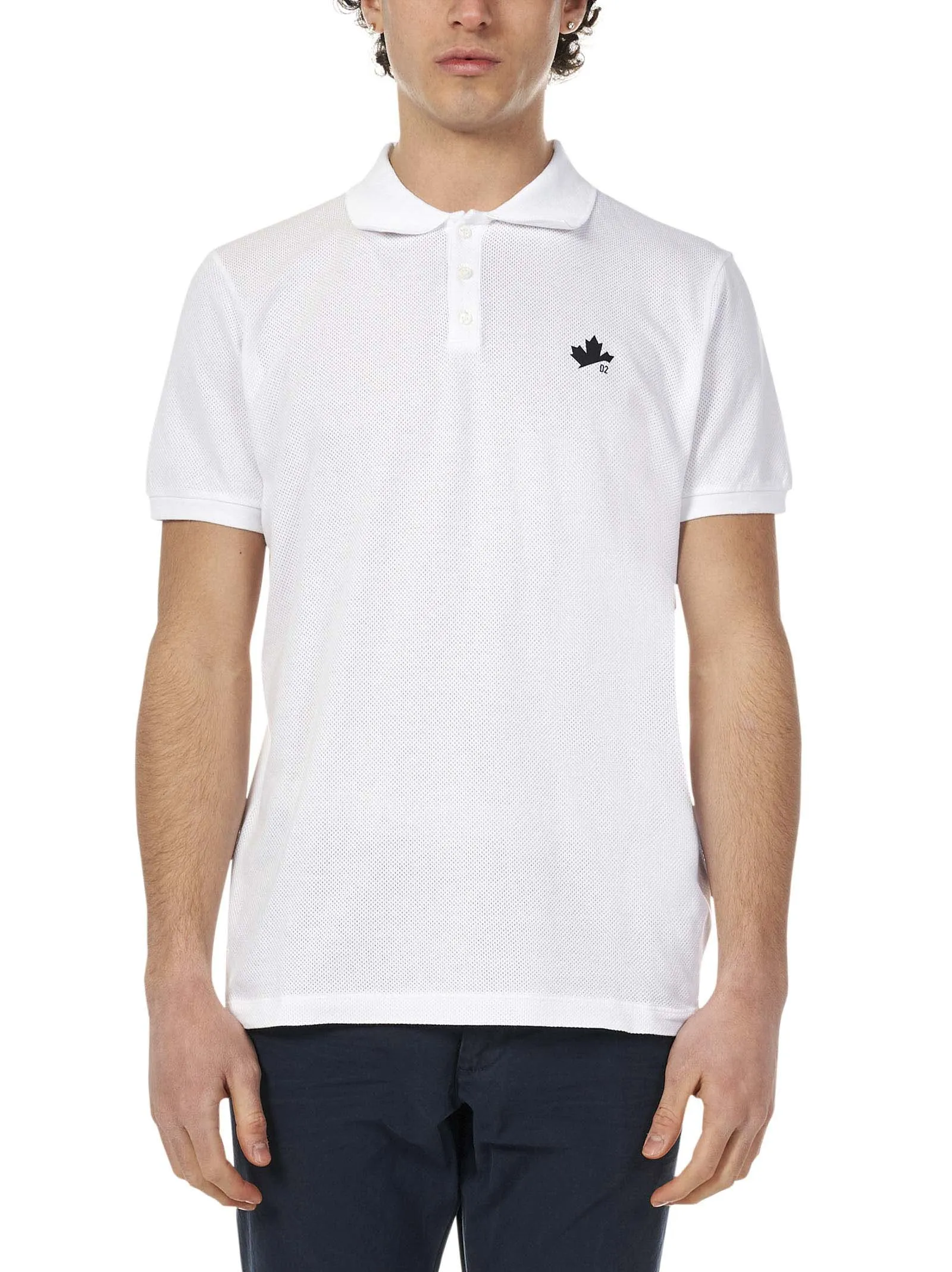 Dsquared2 Logo Print Polo Shirt
