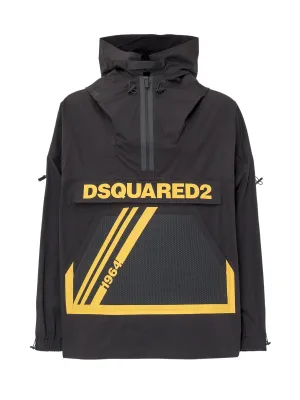 Dsquared2 Logo Print Windbreaker Jacket