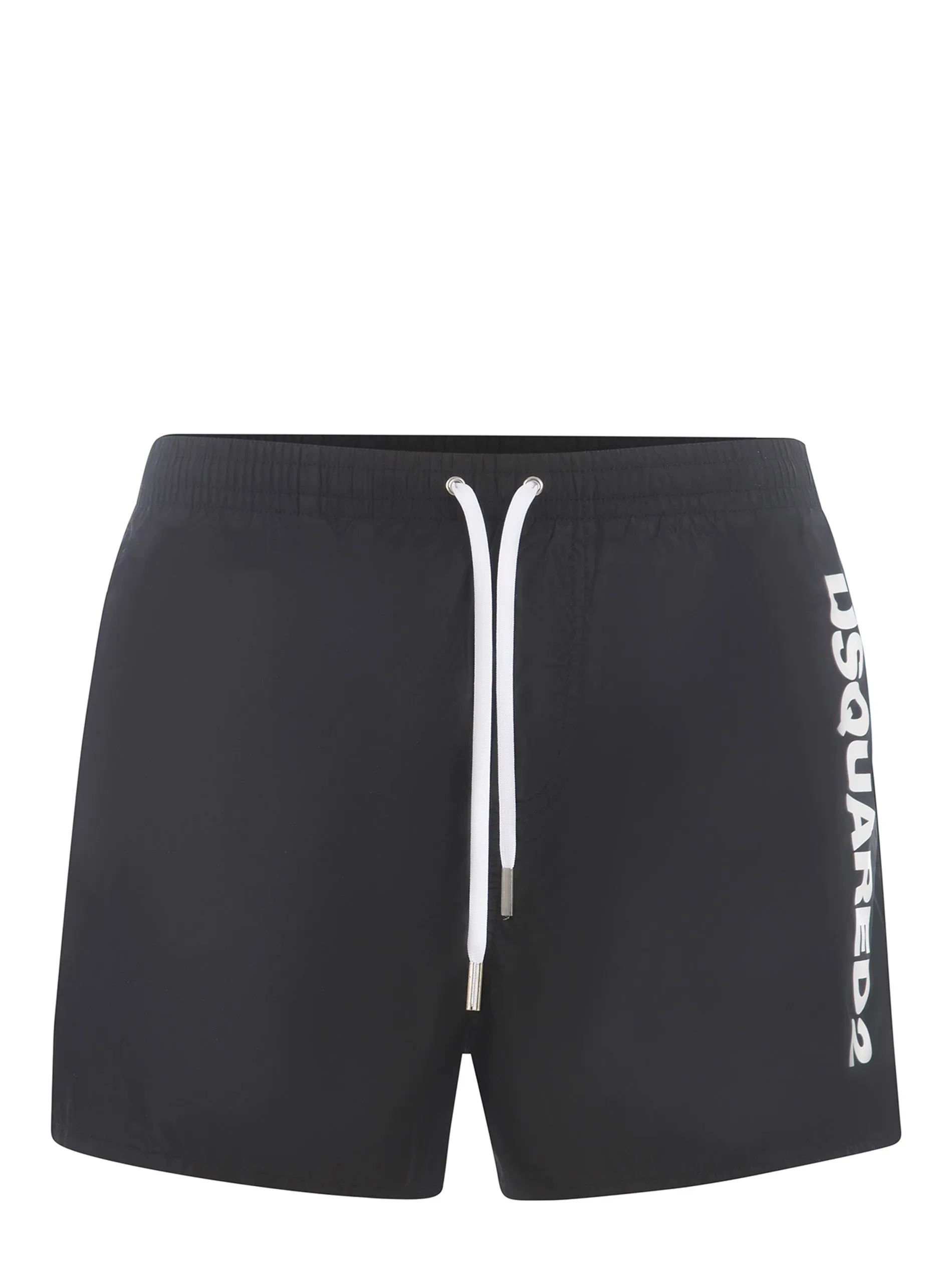 Dsquared2 Logo Printed Drawstring Swim Shorts