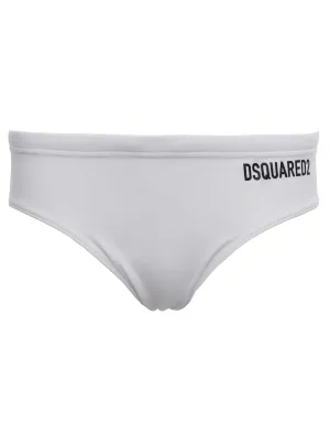Dsquared2 Logo Printed Swim Briefs