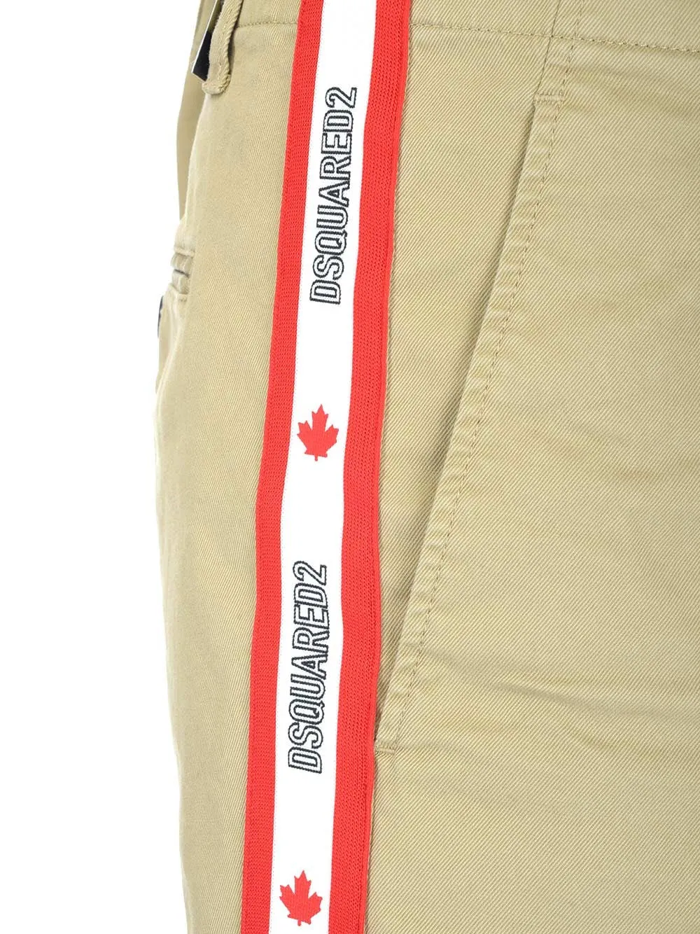 Dsquared2 Logo Tape Knee-Length Shorts