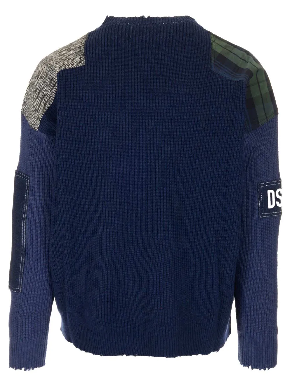 Dsquared2 Patchwork Knitted Sweatshirt