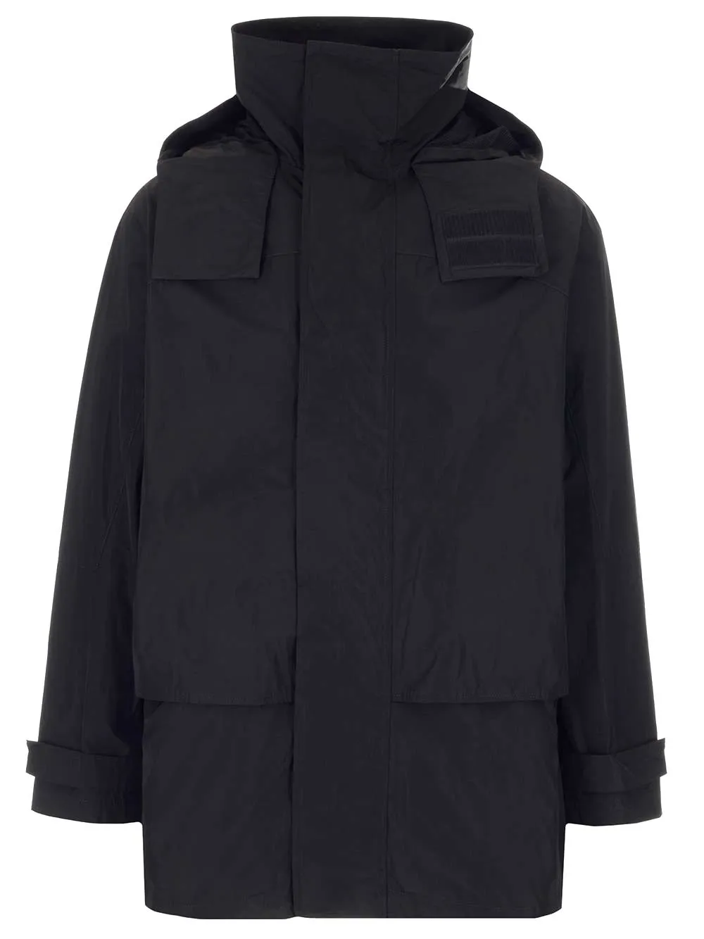 Dsquared2 Rear Logo Print Rain Coat