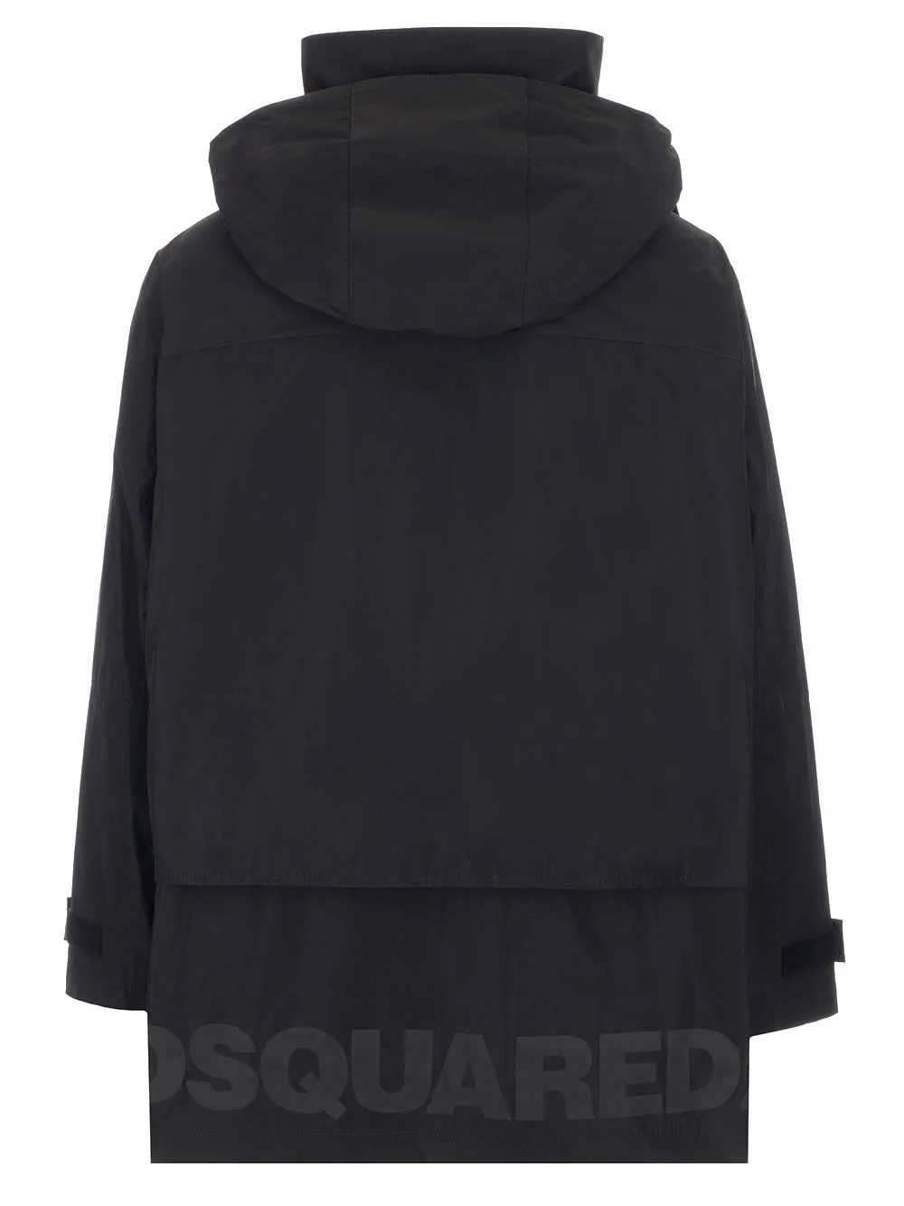 Dsquared2 Rear Logo Print Rain Coat