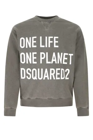 Dsquared2 Slogan Print Crewneck Sweater