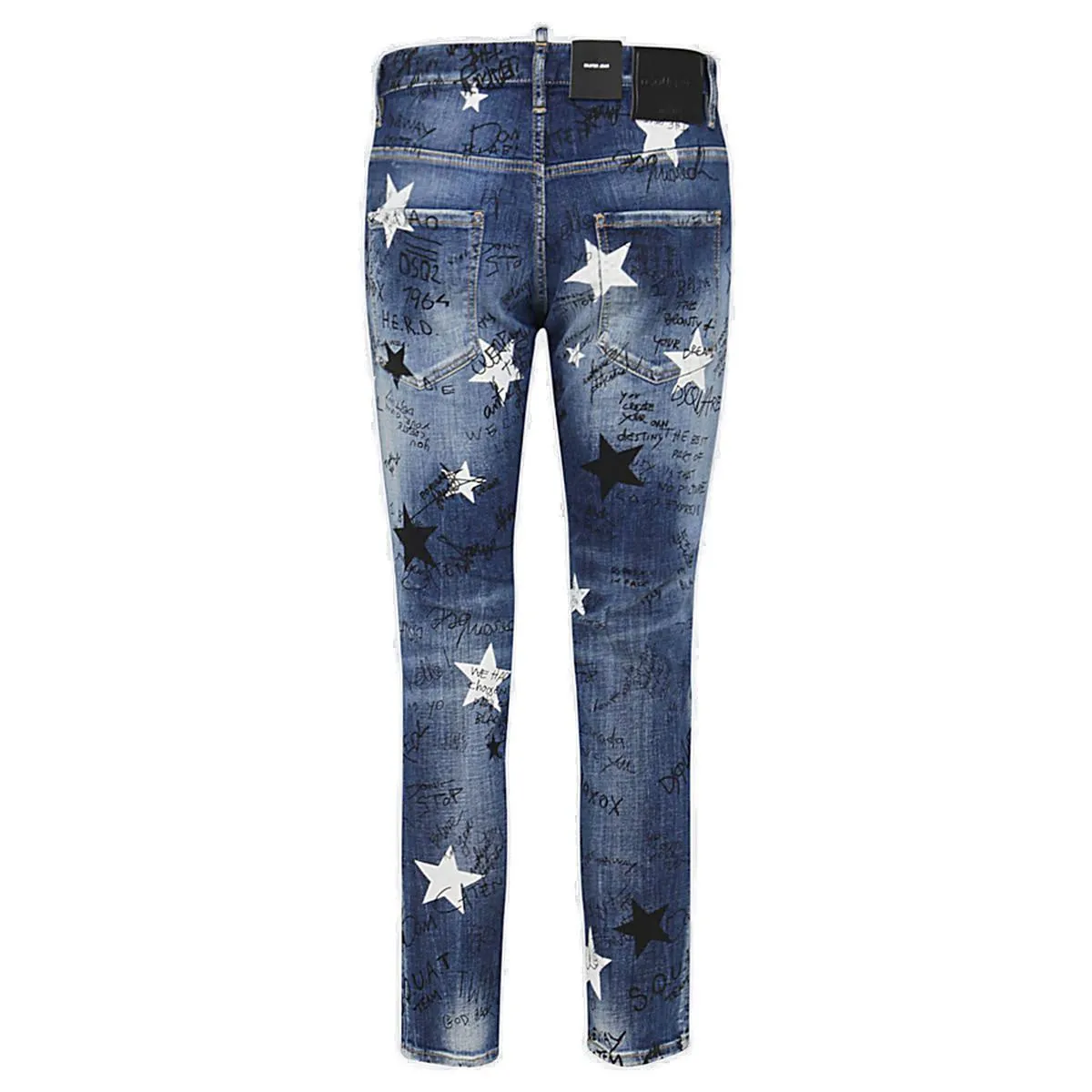 Dsquared2 Slogan Printed Skinny Jeans