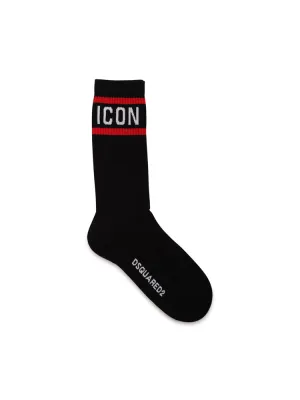 Dsquared2 Stripe-Detailed Ribbed Socks
