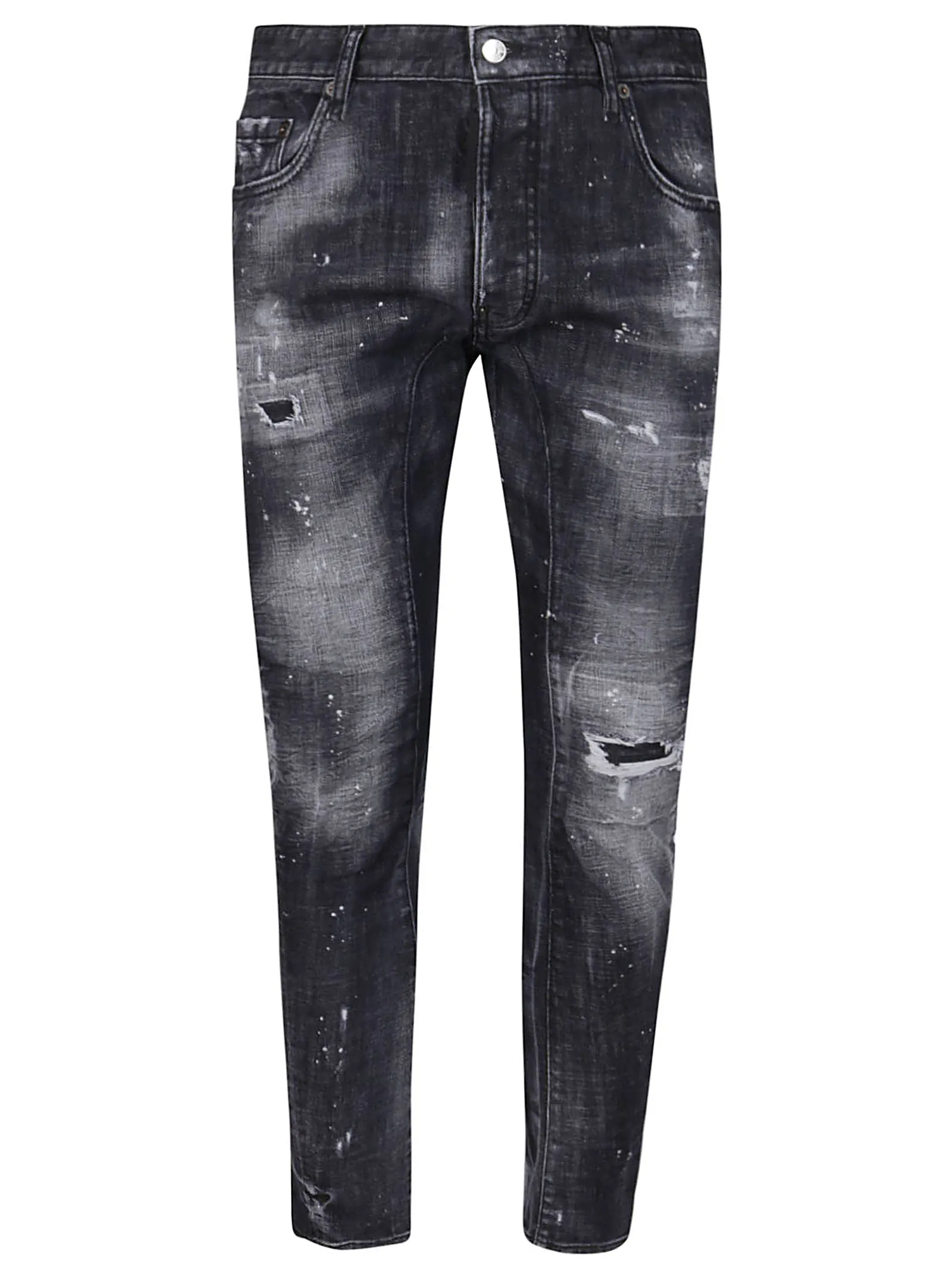 Dsquared2 Tidy Biker Tapered-Leg Jeans