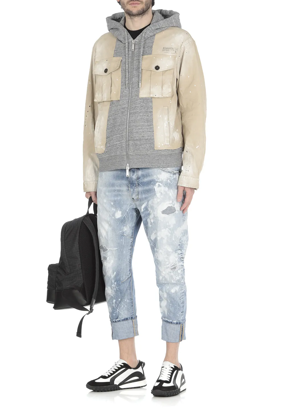 Dsquared2 Two-Tone Panelled Jacket