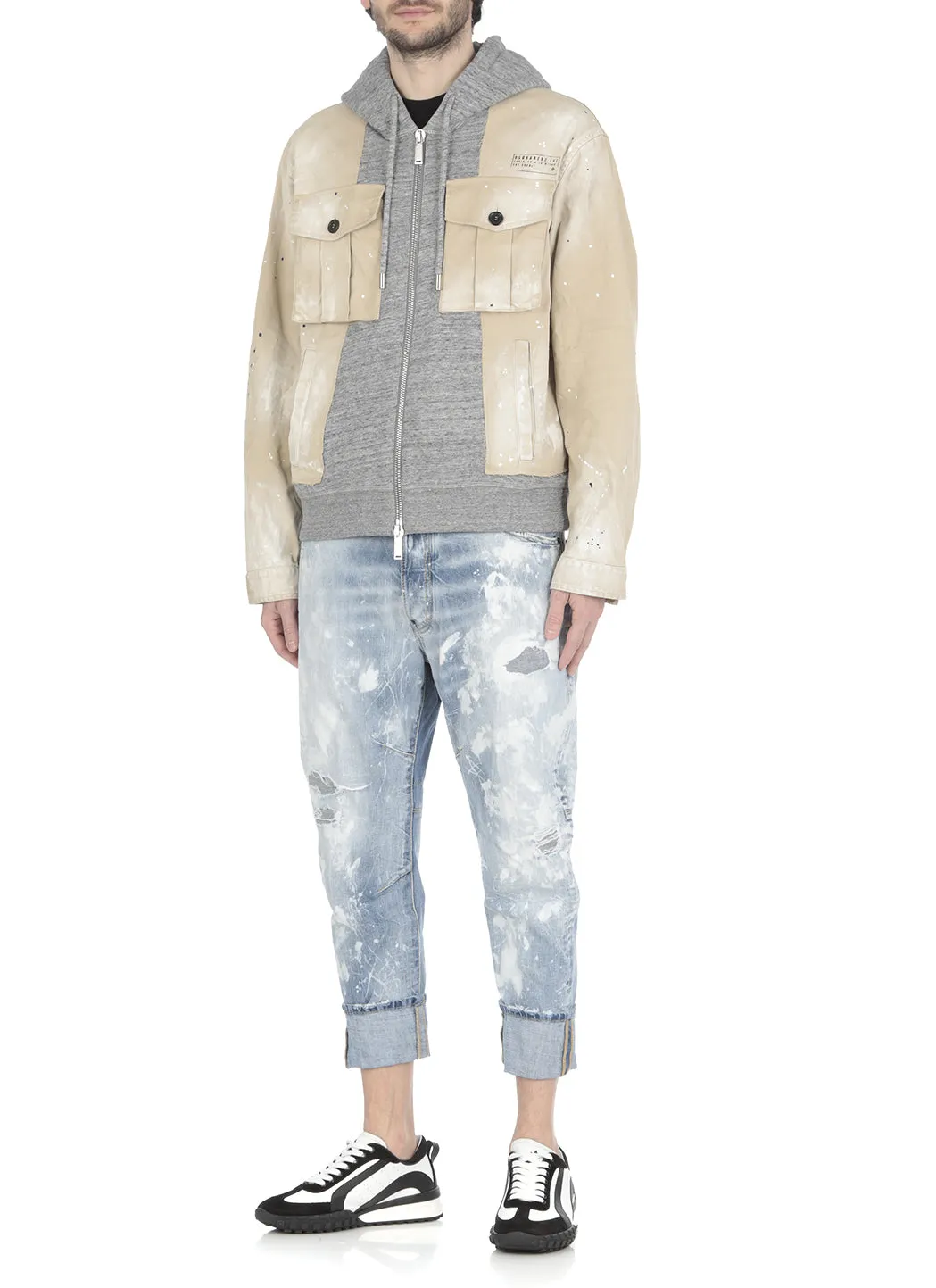 Dsquared2 Two-Tone Panelled Jacket